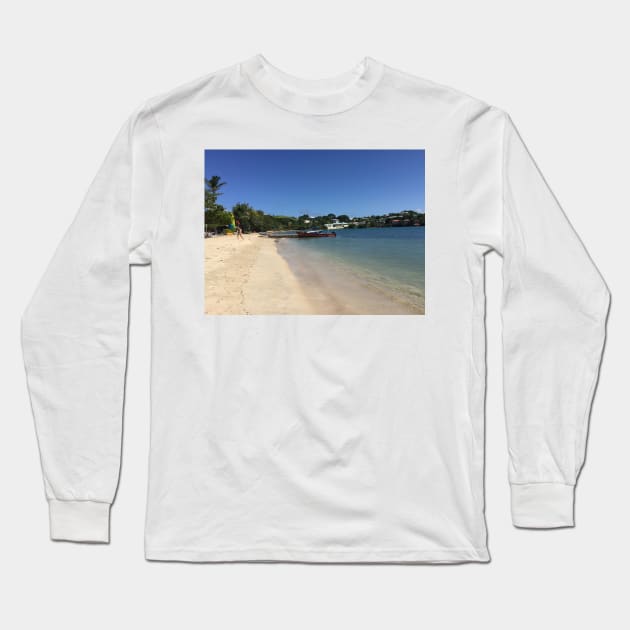 Caribbean Escape Long Sleeve T-Shirt by JohnDalkin